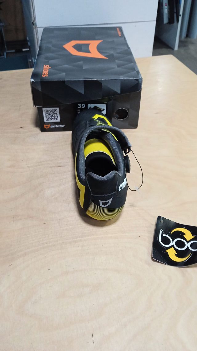 ZAP. CATLIKE TALENT T.39 -38 NEGRO-AMARILLO