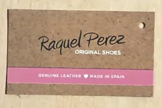 Zapatos planos piel Raquel Perez Talla 38