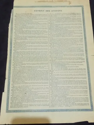 2 Certificati Azionari Storici Belgio