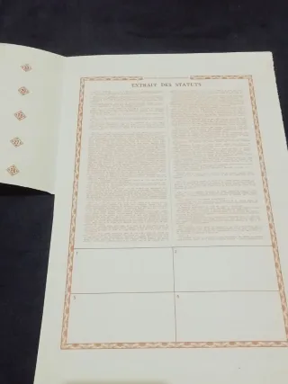 2 Certificati Azionari Storici Belgio