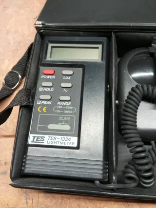 Luxómetro TES-1334 pinza sonda fluke