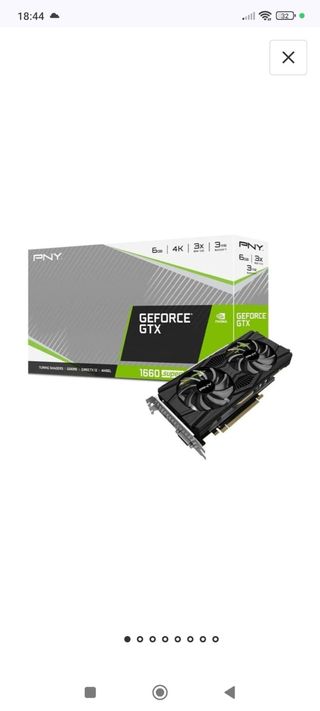 Tarjeta Gráfica PNY GeForce GTX 1660 SUPER 6GB