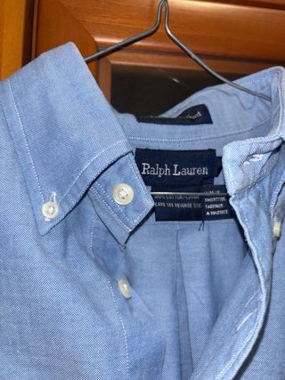 Camicia Ralph Lauren Uomo Azzurra