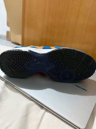 Zapatillas Asics Gel Padel Pro GS Azul Naranja