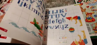 3 riviste/raccolte schemi punto croce baby