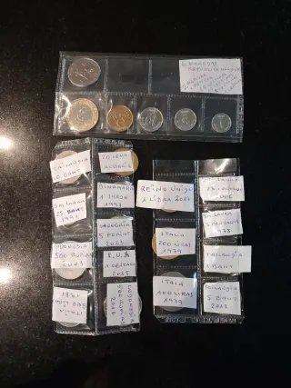 22 Monedas Colección Países Varios