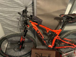 Bicicleta Trek Doble Suspensión Naranja