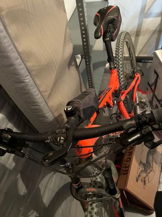 Bicicleta Trek Doble Suspensión Naranja