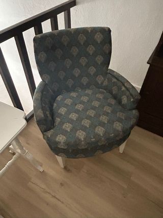 Poltrona imbottita vintage retrò