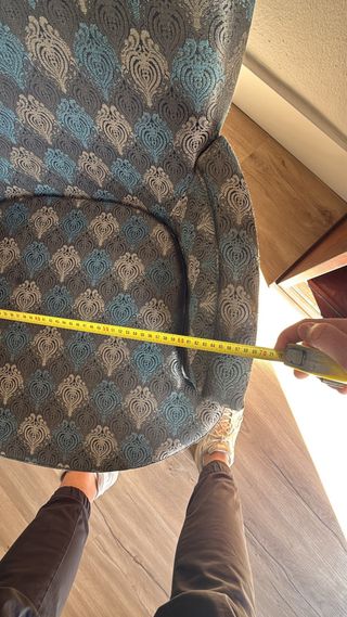 Poltrona imbottita vintage retrò