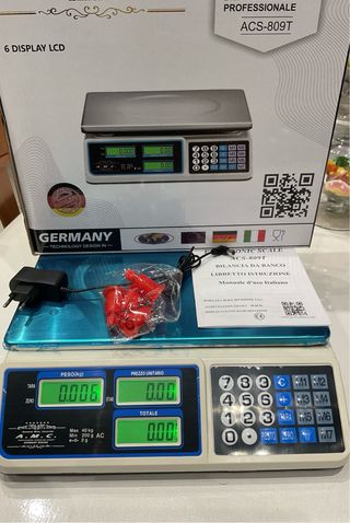 Bilancia Digitale Professionale da banco 40 kg