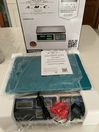 Bilancia Digitale Professionale da banco 40 kg