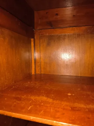 Armario antiguo 3 puertas con llave.  182 Lx190x45