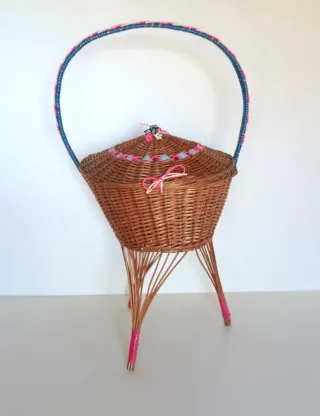 COSTURERO VINTAGE MIMBRE