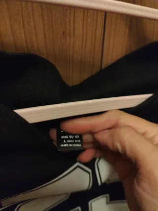 Sudadera Crop Top 23 Negra Mujer como nueva