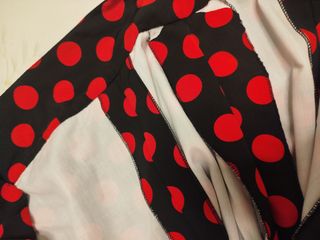 Falda Flamenco Lunares Rojo y Negro