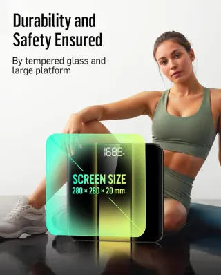 Báscula Digital RUNSTAR Negra y Amarilla