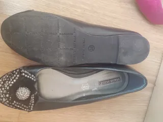 Manoletinas Roberto Botticelli negras y plateadas