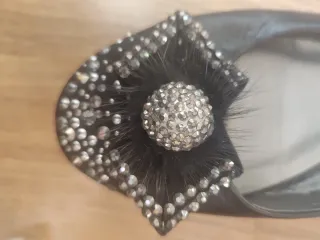 Manoletinas Roberto Botticelli negras y plateadas