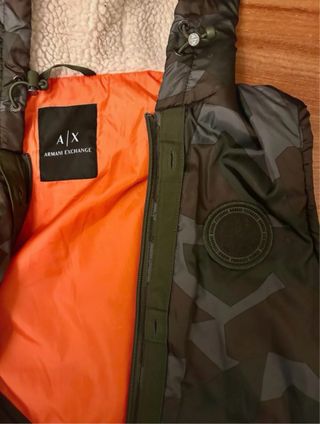 Giubbotto Armani Exchange Verde Arancione