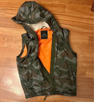 Giubbotto Armani Exchange Verde Arancione