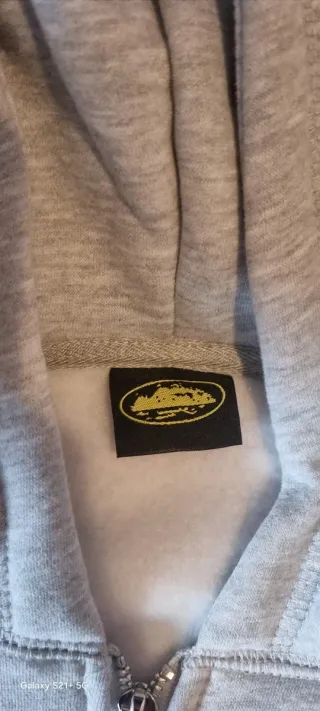 Sudadera Corteiz Cremallera Gris