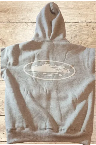 Sudadera Corteiz Cremallera Gris