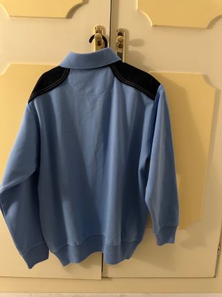 Sudadera náutica azul