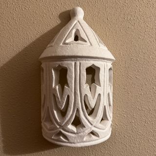 Farolillo de terracota artesanal Algarve