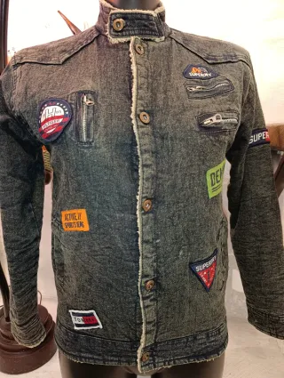 Giacca Denim Sherpa Vintage Tommy Hilfiger M