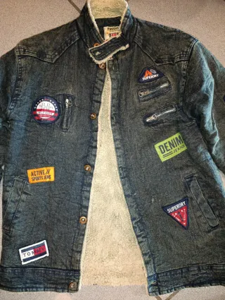 Giacca Denim Sherpa Vintage Tommy Hilfiger M