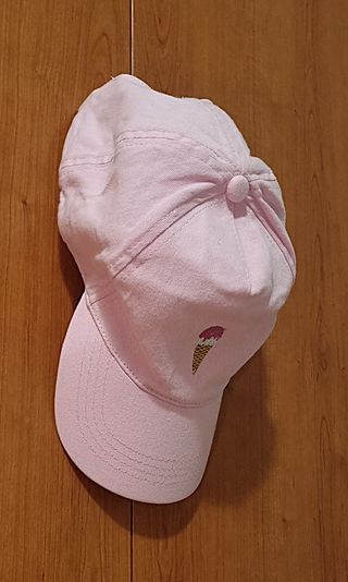 Berretto rosa per bambini con gelato