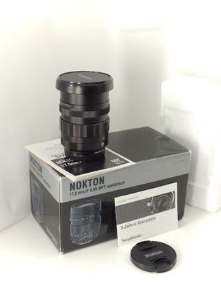 Objetivo Voigtländer Noktor 17,5 mm F0,95 MFT