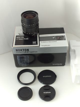 Objetivo Voigtländer Noktor 17,5 mm F0,95 MFT