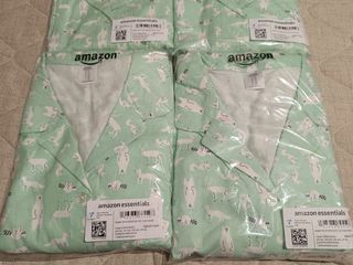 4 Pijamas Mujer Franela Amazon Essentials XXL