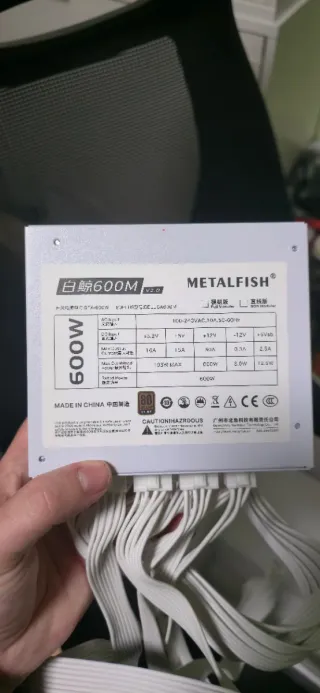 Metalfish SFX 600W Modular Fuente de Alimentación