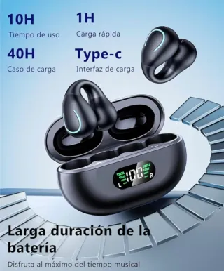 Auriculares inalámbricos negros