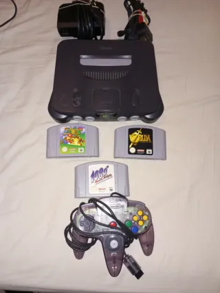 Consola Nintendo 64 + 3 Juegos