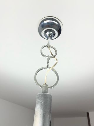 Lámpara de techo moderna cristal y metal