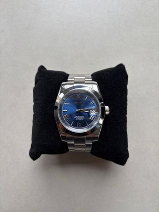 Seiko Mod Oyster Perpetual Azul
