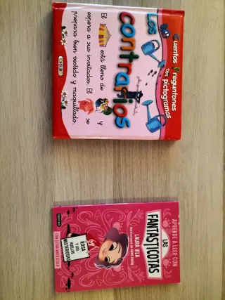 Libros, puzzles y juguetes infantiles
