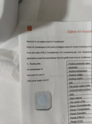 Detector calidad aire Smart Housekeeper