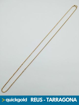 035-02-00893 CORDÓN ORO 18K SALOMÓNICA 60.2CM