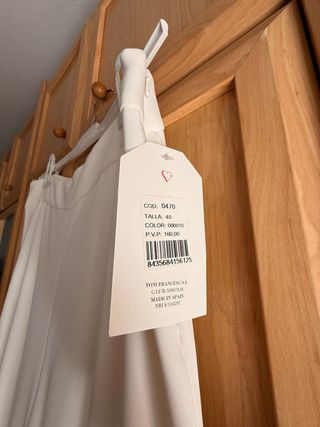 Pantalón palazzo blanco a estrenar