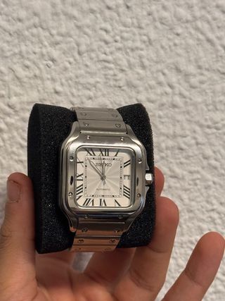 Reloj Seiko Automático Plata y Blanco