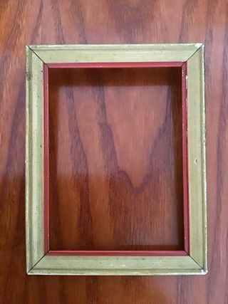 Lote de 5 marcos de fotos vintage - Madera y metal