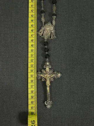 Rosario antiguo filigrana