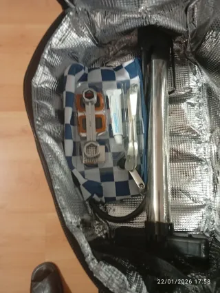 Bicicleta Eléctrica Plegable Blanca