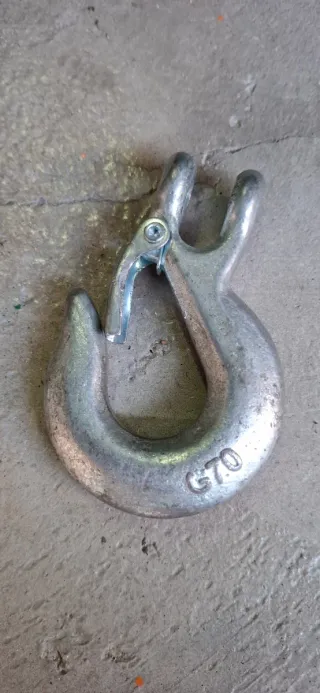 Gancho de polipasto de metal