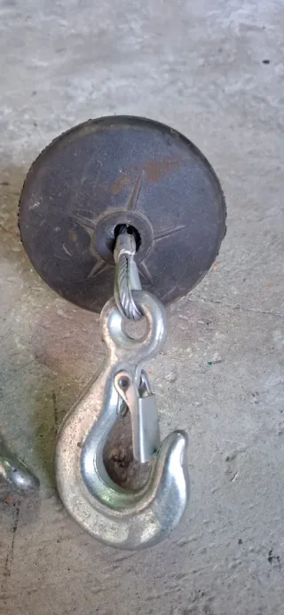 Gancho de polipasto de metal